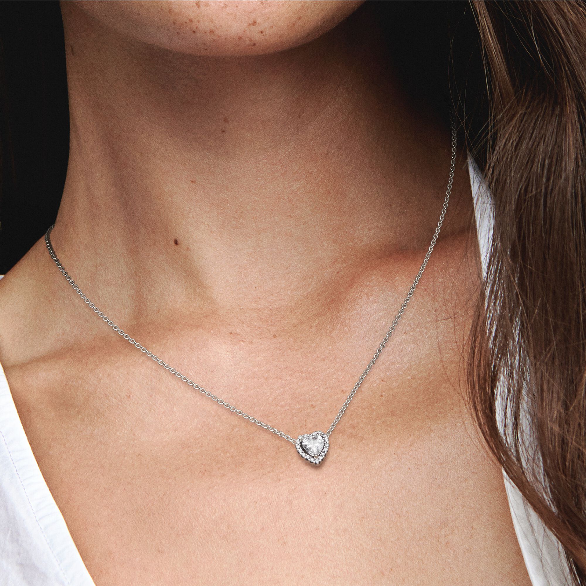 Personalised Sterling Hammered Hearts Necklace | Lisa Angel