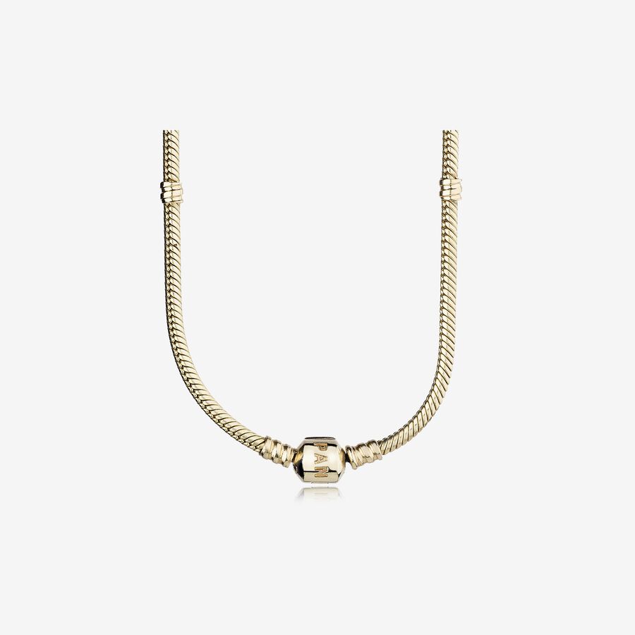 PANDORA CHARM NECKLACE – 14CT GOLD image number 0